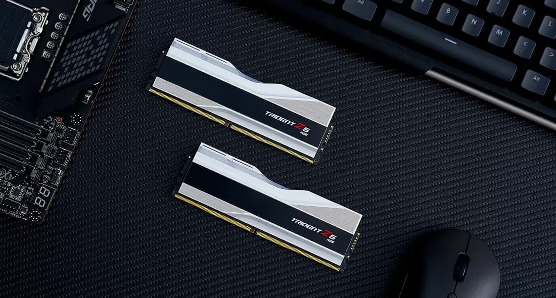 G.Skill Trident Z5 RGB Metallic Silver DDR5-5600 CL36 32GB (2x16GB) image