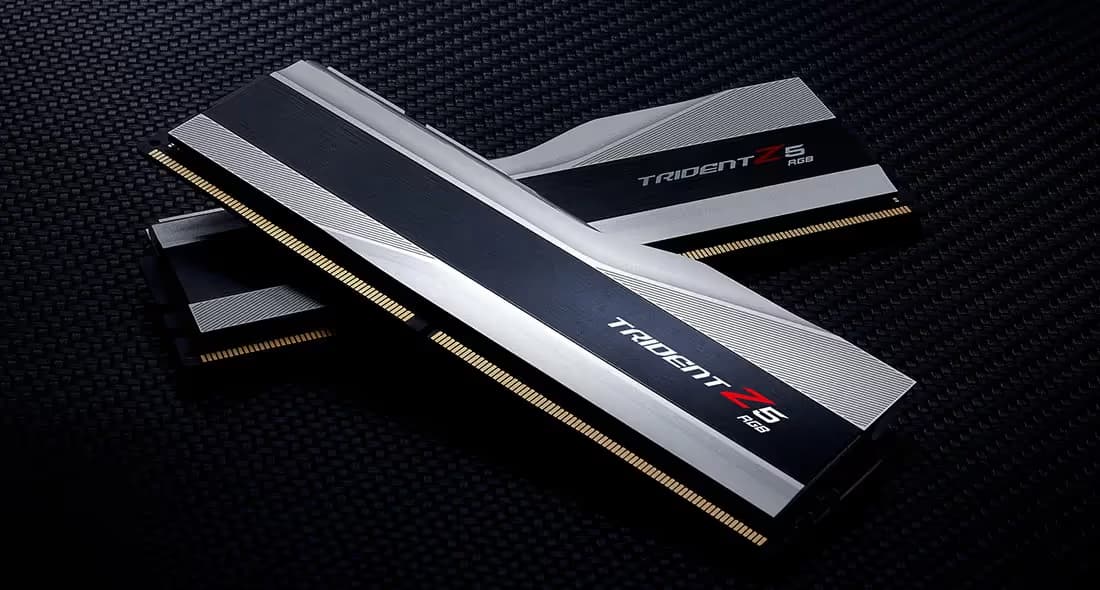 G.Skill Trident Z5 RGB Metallic Silver DDR5-5600 CL36 32GB (2x16GB) image