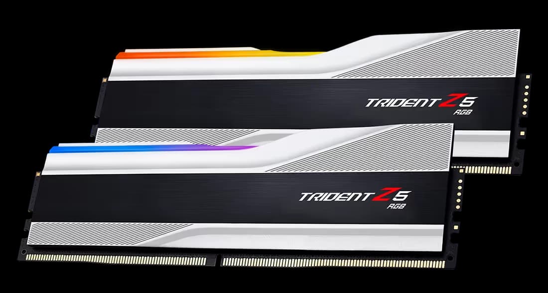 G.Skill Trident Z5 RGB Metallic Silver DDR5-5600 CL36 32GB (2x16GB) image