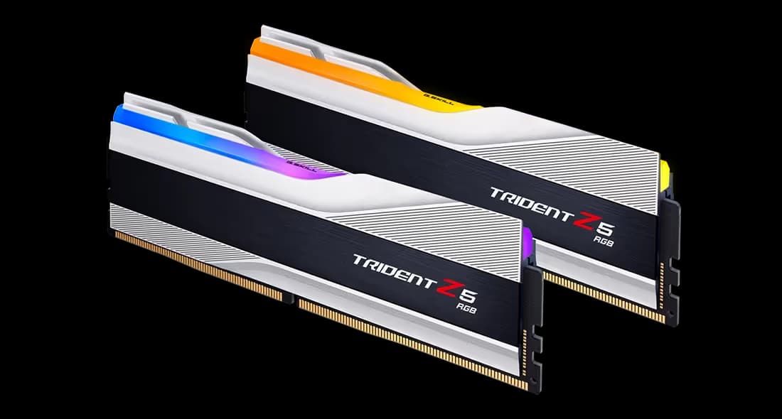 G.Skill Trident Z5 RGB Metallic Silver DDR5-5600 CL36 32GB (2x16GB) image