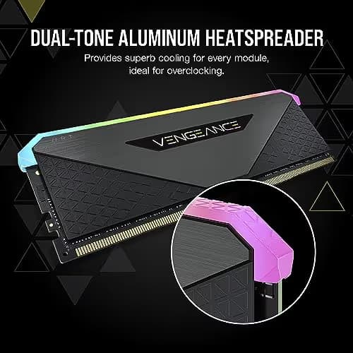 Corsair Vengeance RGB RT Black DDR4-3600 CL18 128GB (4x32GB) image