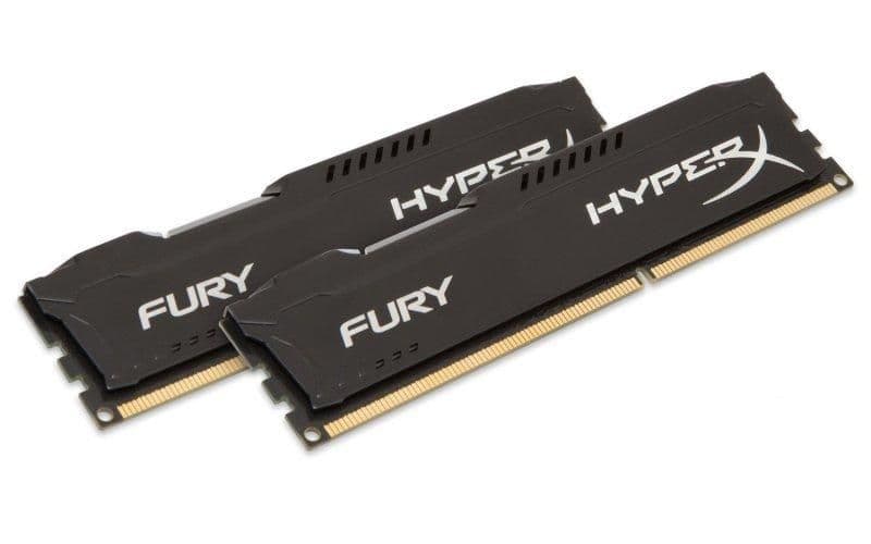 Kingston HyperX Fury Black / Silver DDR3-1600 CL10 16GB (2x8GB) image