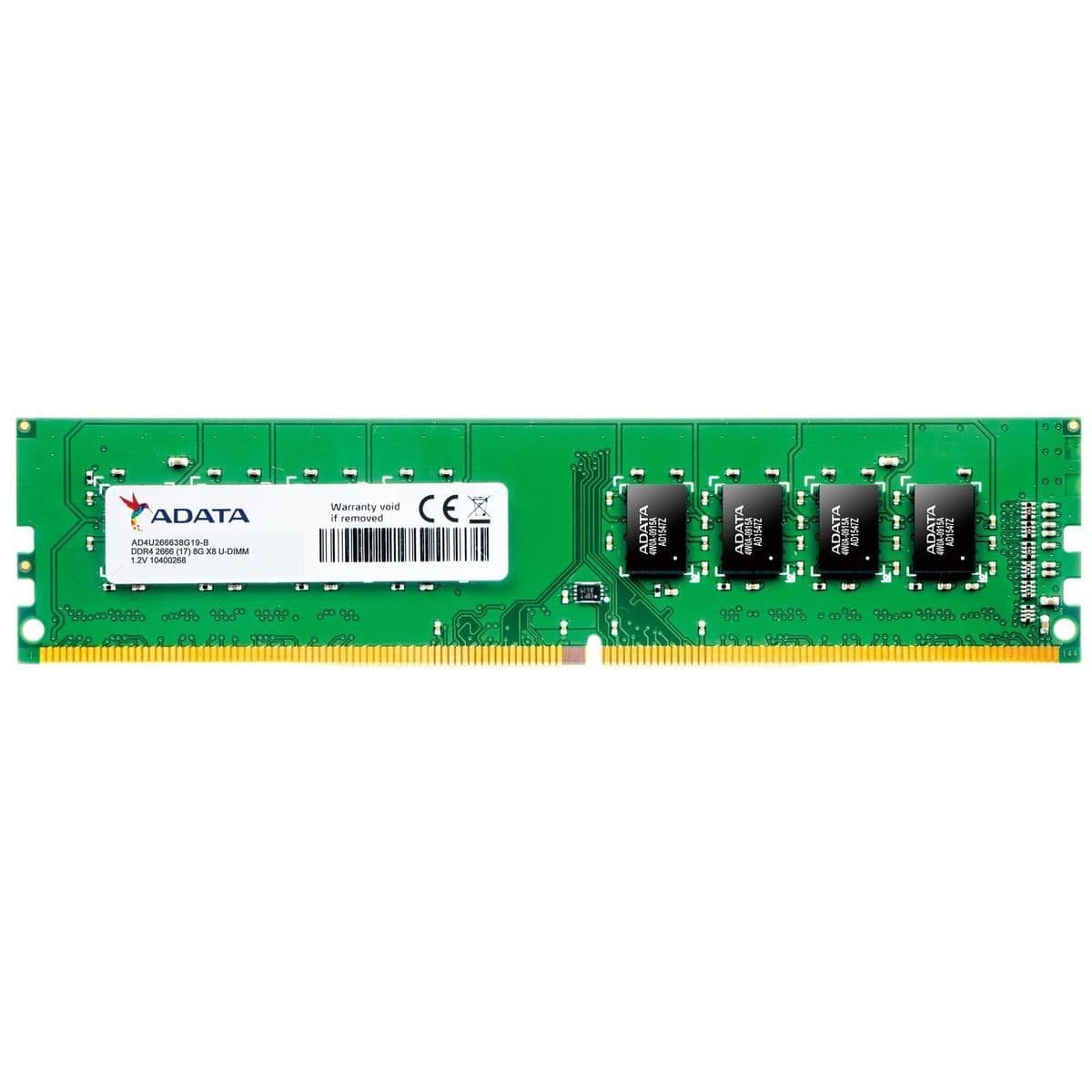ADATA AD4U266638G19-S Green / Black DDR4-2666 CL19 8GB (1x8GB) image
