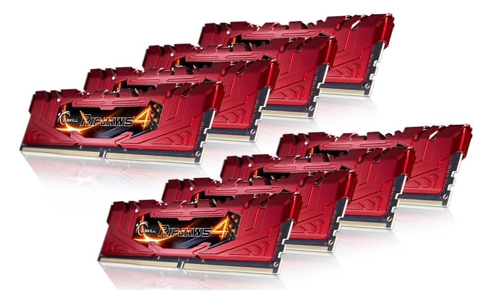 G.Skill Ripjaws 4 Red DDR4-2133 CL15 64GB (8x8GB) image