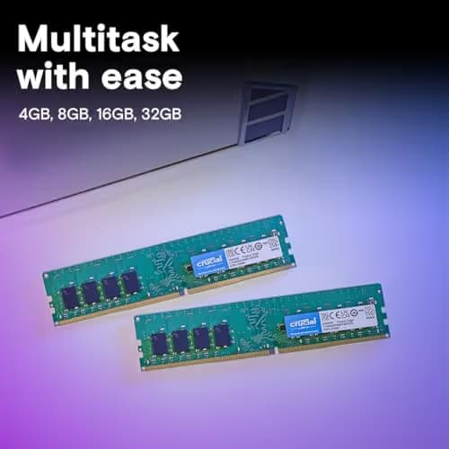 Crucial CT2K32G4DFD832A Green / Black DDR4-3200 CL22 64GB (2x32GB) image