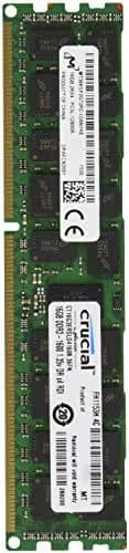 Crucial CT16G3ERSLD4160B Registered Black / Green DDR3-1600 CL11 16GB (1x16GB) image