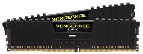 Corsair Vengeance LPX Black / Yellow DDR4-3333 CL16 64GB (4x16GB) image