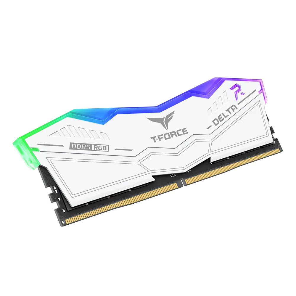 TEAMGROUP T-Force Delta RGB 96GB (2x48GB) DDR5-7000 CL34 White image