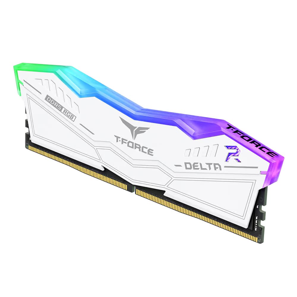 TEAMGROUP T-Force Delta RGB 96GB (2x48GB) DDR5-7000 CL34 White image