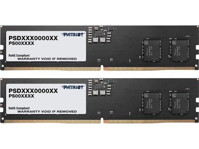 Patriot Signature Black DDR5-5600 CL40 16GB (2x8GB) main image