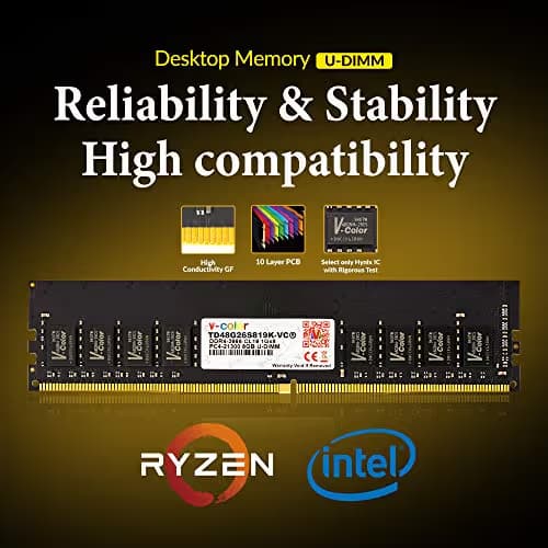 V-Color TD48G26S819-VC Black DDR4-2666 CL19 8GB (1x8GB) image