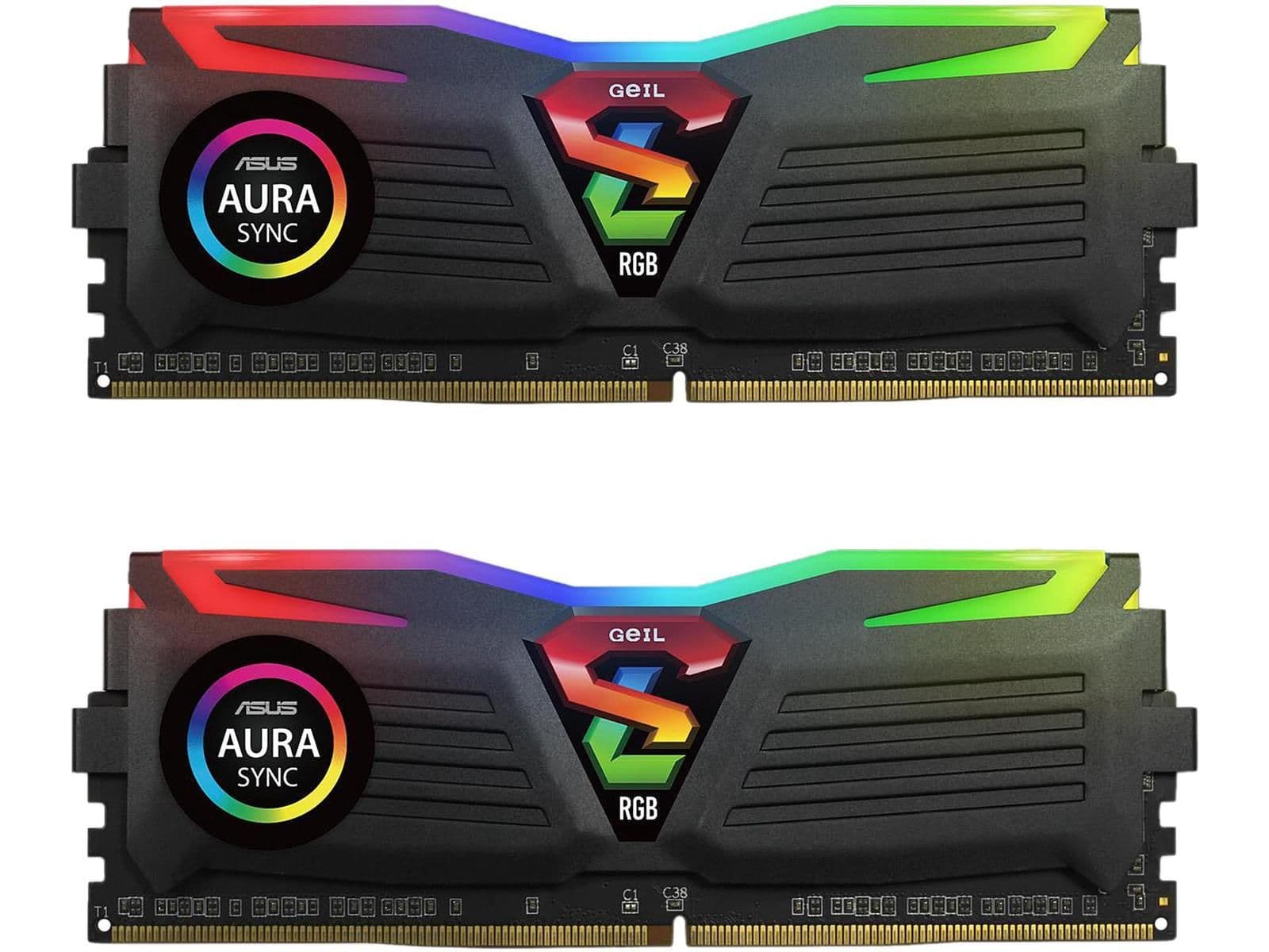 GeIL SUPER LUCE RGB SYNC DDR4-3200 CL16 16GB (2x8GB) image
