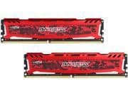 Crucial Ballistix Sport LT Black / Red DDR4-2400 CL16 16GB (2x8GB) main image