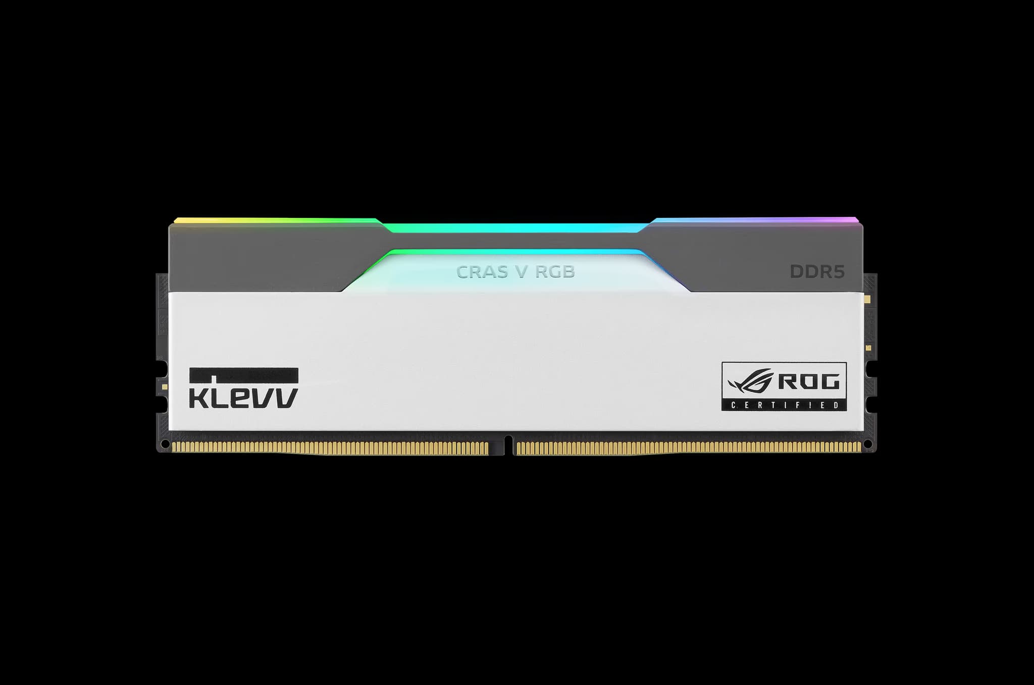 Klevv CRAS V RGB ROG CERTIFIED White DDR5-7200 CL34 48GB (2x24GB) main image