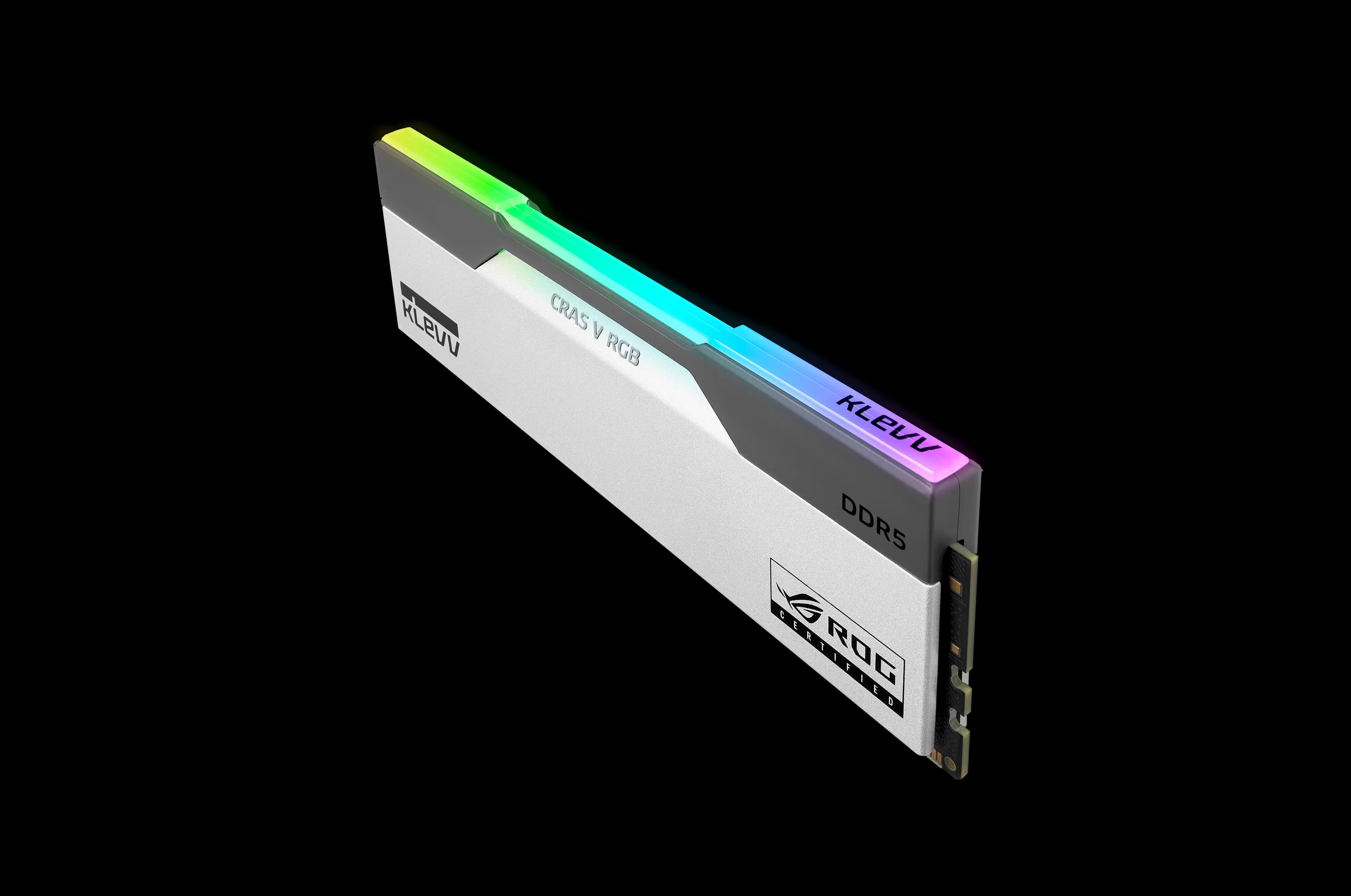 Klevv CRAS V RGB ROG CERTIFIED White DDR5-7200 CL34 48GB (2x24GB) image