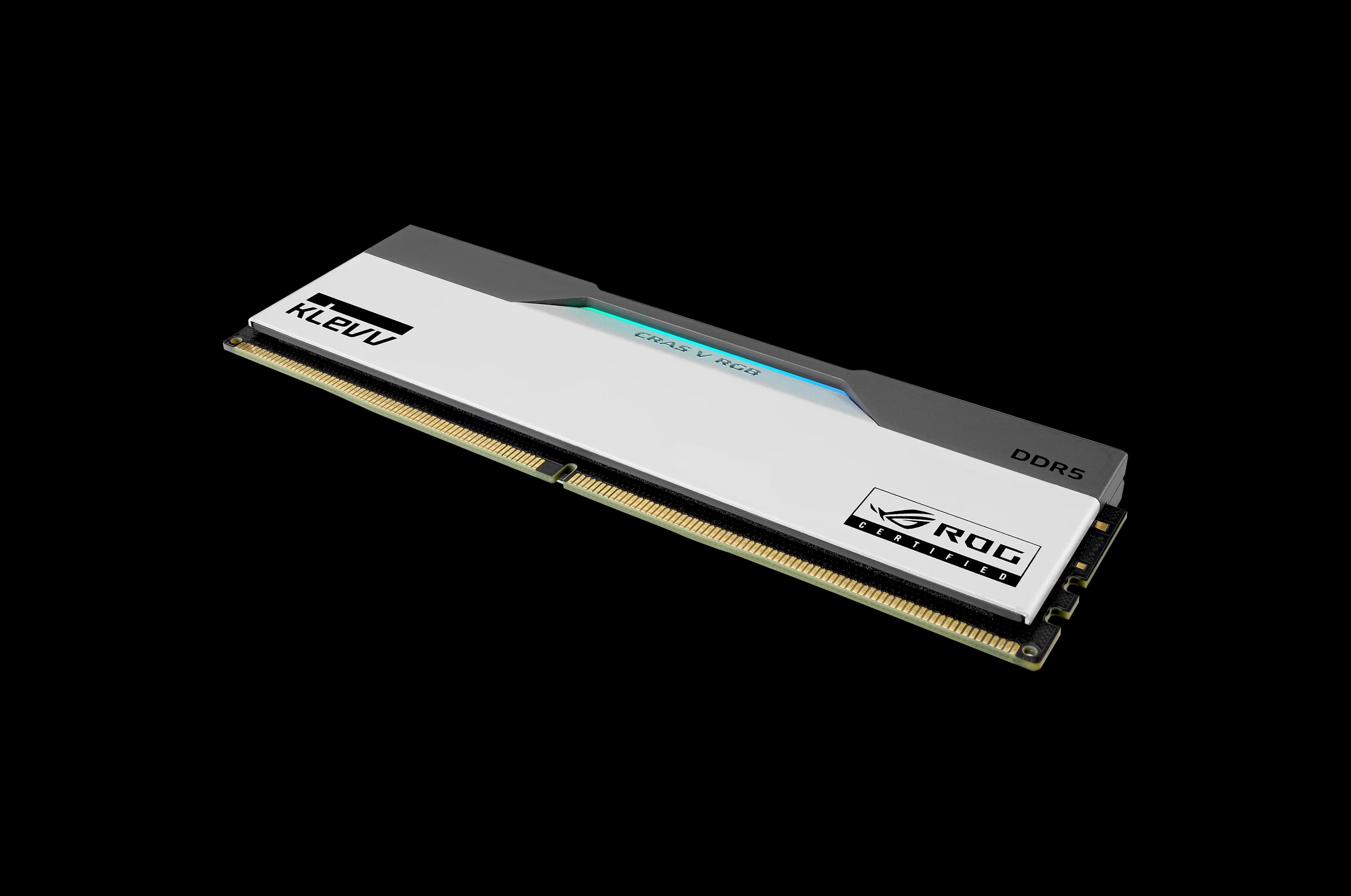 Klevv CRAS V RGB ROG CERTIFIED White DDR5-7200 CL34 48GB (2x24GB) image