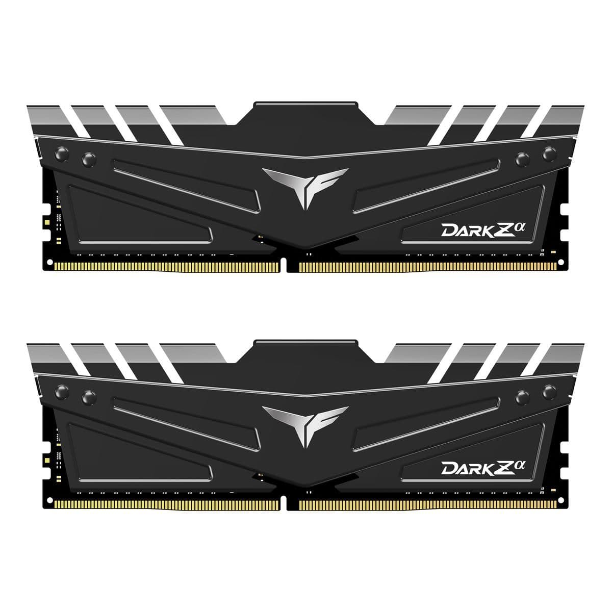 TEAMGROUP T-Force Dark Za Black / Silver DDR4-3200 CL16 16GB (2x8GB) image