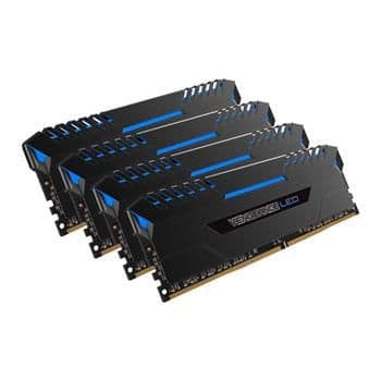 Corsair Vengeance LED Black / Blue DDR4-3200 CL16 64GB (4x16GB) main image