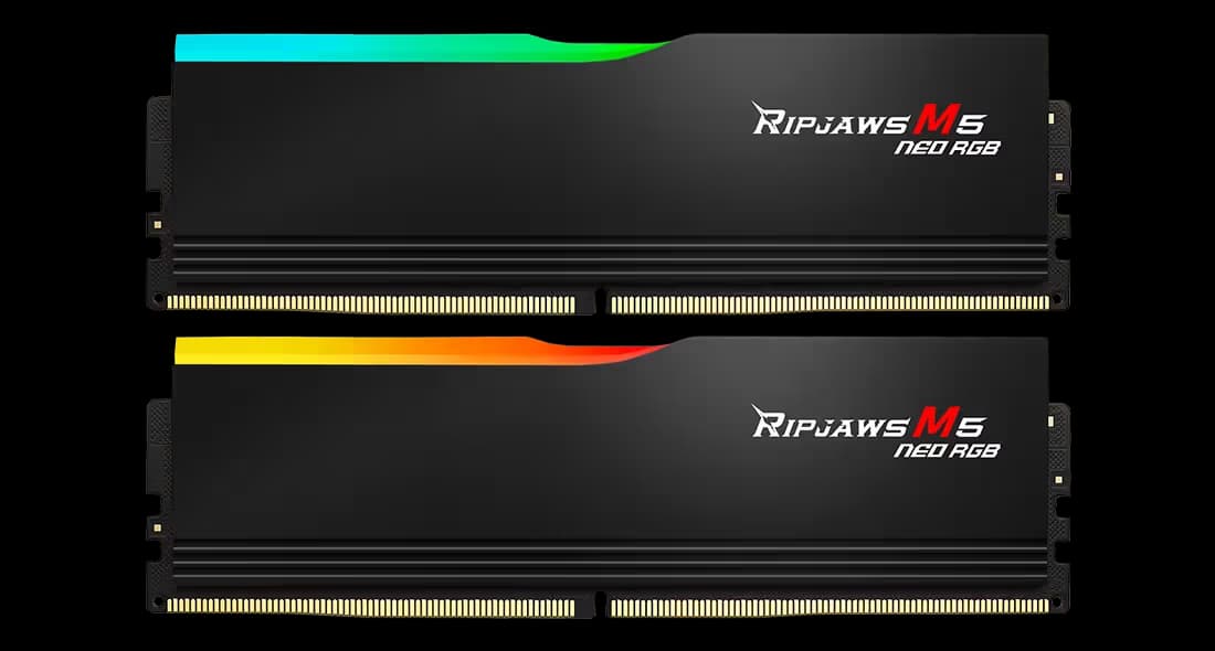 G.Skill Ripjaws M5 Neo RGB Black DDR5-6000 CL30 32GB (2x16GB) image