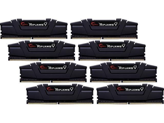 G.Skill Ripjaws V Black DDR4-4000 CL15 64GB (8x8GB) image
