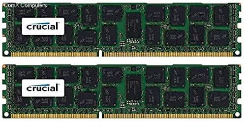 Crucial CT2K16G3ERSLD4160B Green Registered DDR3-1600 CL11 32GB (2x16GB) image