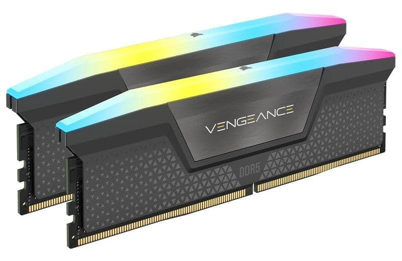 Corsair Vengeance RGB Black / Gray DDR5-6000 CL36 32GB (2x16GB) image