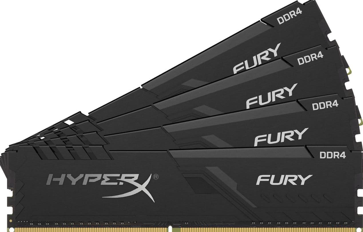 Kingston HyperX Fury Black / Silver DDR4-3200 CL16 32GB (4x8GB) image