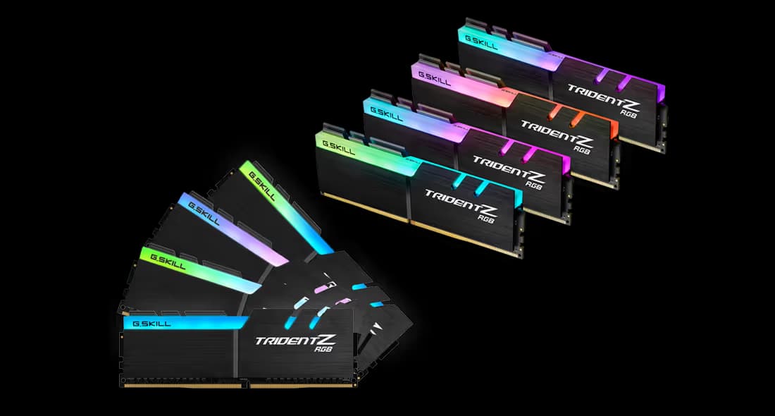 G.Skill TridentZ RGB Black DDR4-3200 CL14 128GB (8x16GB) main image