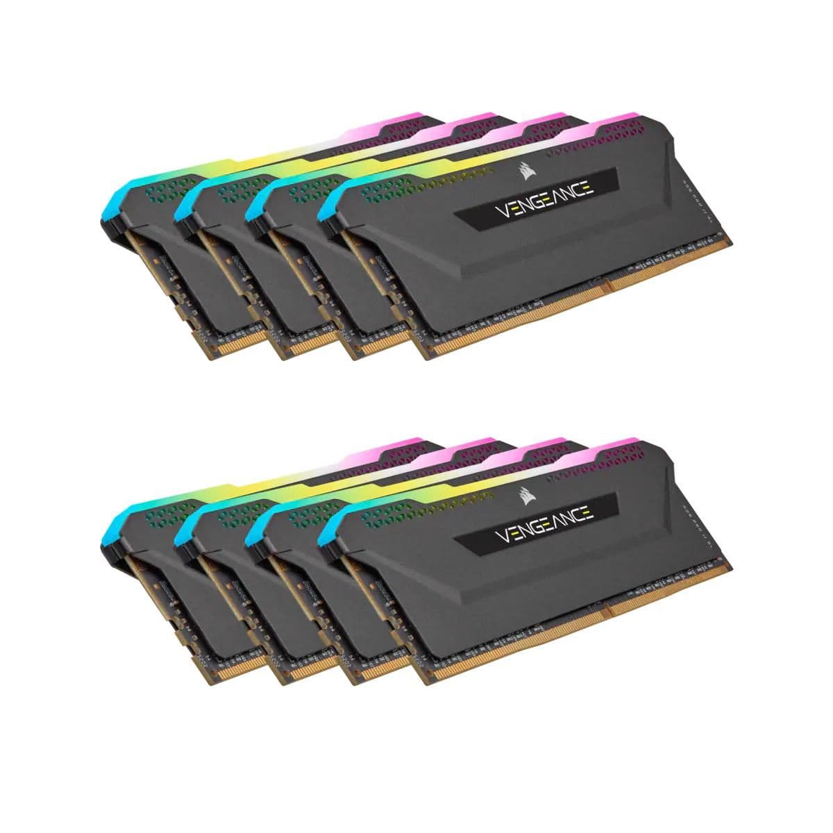 Corsair Vengeance RGB Pro SL Black DDR4-3200 CL16 256GB (8x32GB) image