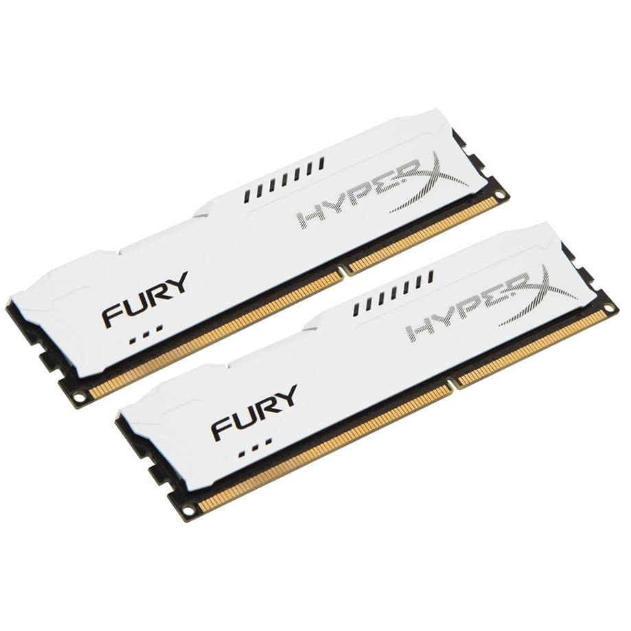 Kingston HyperX Fury White / Silver DDR3-1866 CL10 16GB (2x8GB) image