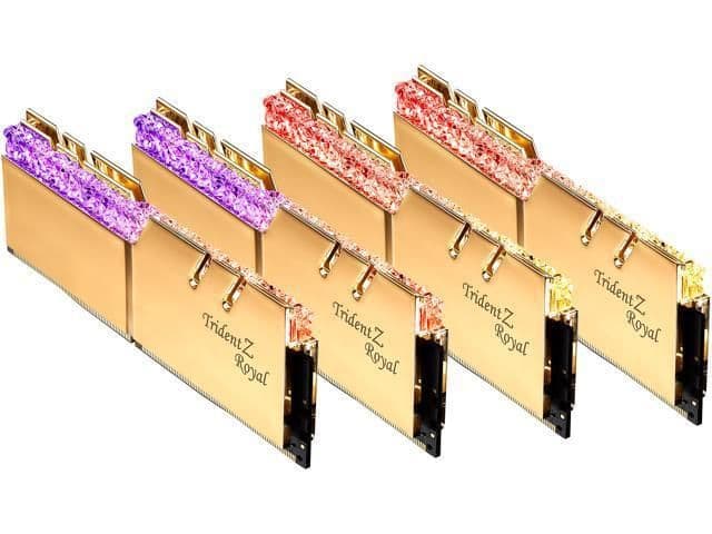 G.Skill Trident Z Royal Gold DDR4-4000 CL18 128GB (4x32GB) image