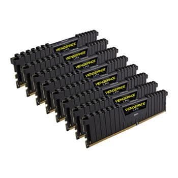 Corsair Vengeance LPX Black / Yellow DDR4-3600 CL18 256GB (8x32GB) main image