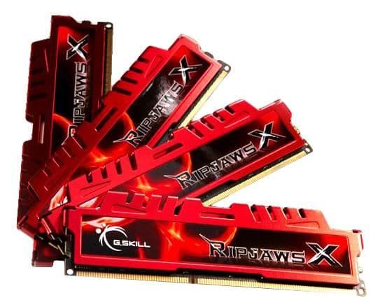 G.Skill Ripjaws X Black / Red DDR3-1600 CL10 32GB (4x8GB) image