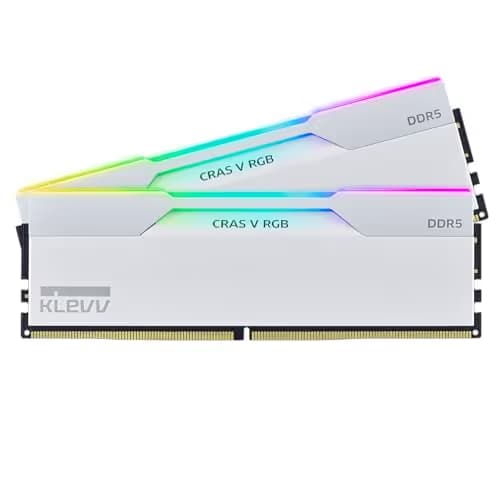 Klevv CRAS V RGB White DDR5-6400 CL32 64GB (2x32GB) image
