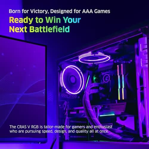 Klevv CRAS V RGB White DDR5-6400 CL32 64GB (2x32GB) image