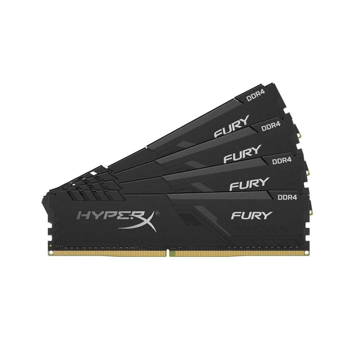 Kingston HyperX Fury Black DDR4-3200 CL16 64GB (4x16GB) main image