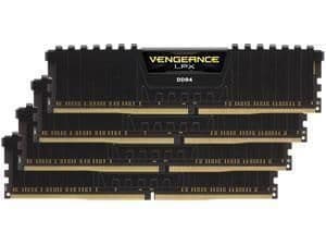 Corsair Vengeance LPX Black / Yellow DDR4-3200 CL16 64GB (4x16GB) image