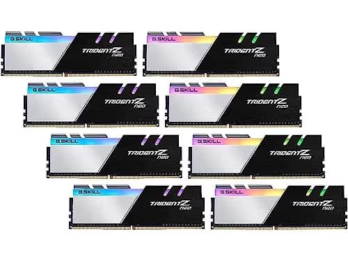 G.Skill Trident Z Neo Silver / Black DDR4-3600 CL18 256GB (8x32GB) image