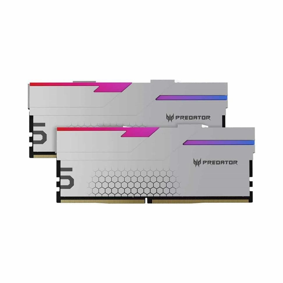 Acer Predator Hermes RGB Silver DDR5-6800 CL32 32GB (2x16GB) image