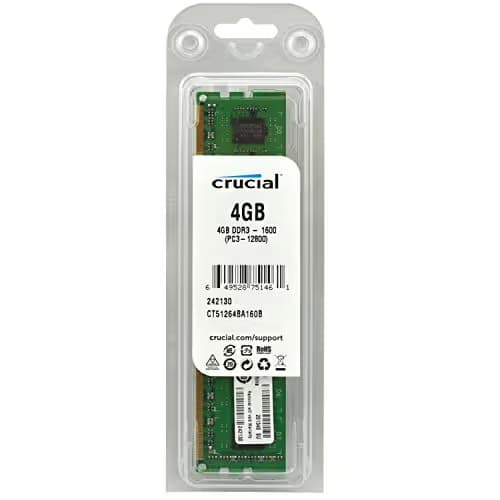 Crucial CT51264BA160B Green DDR3-1600 CL11 4GB (1x4GB) image