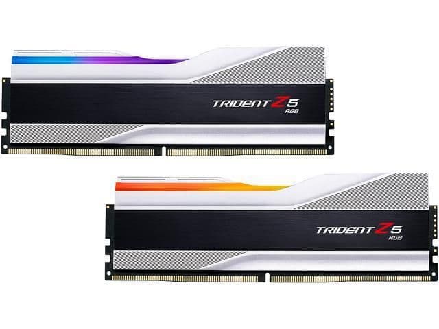 G.Skill Trident Z5 RGB White / Black DDR5-6600 CL34 32GB (2x16GB) image