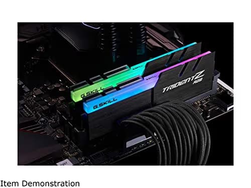 G.Skill Trident Z RGB Black DDR4-2666 CL18 64GB (2x32GB) image