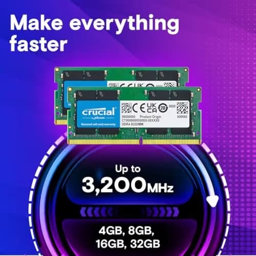 Crucial CT2K16G4SFRA32A Green SODIMM DDR4-3200 CL22 32GB (2x16GB) image