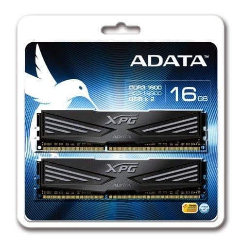 ADATA XPG V1.0 Black DDR3-1600 CL9 16GB (2x8GB) image