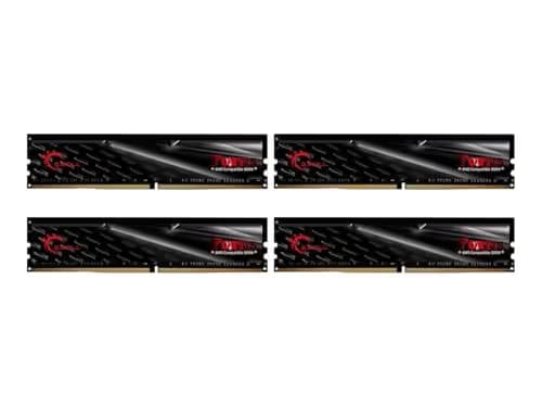 G.Skill FORTIS Black / Red DDR4-2400 CL15 64GB (4x16GB) image