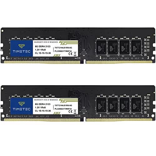 Timetec 75TT21NU Black DDR4-2133 CL15 8GB (2x4GB) image