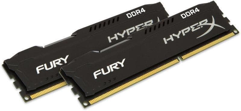 Kingston HyperX Fury Black / White DDR4-2400 CL15 16GB (2x8GB) main image
