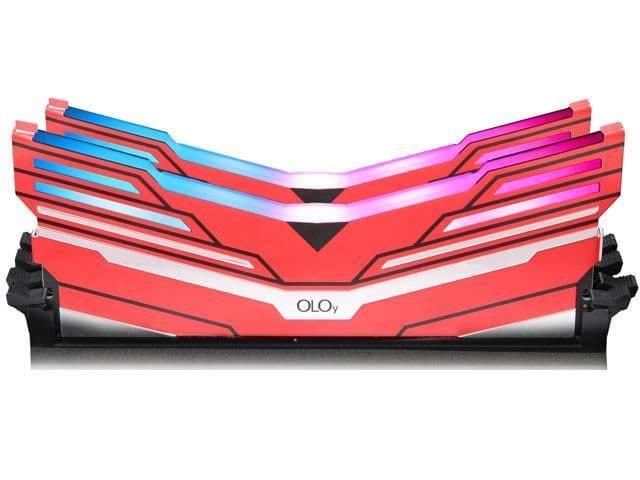 OLOy WarHawk RGB Red / White DDR4-3200 CL16 16GB (2x8GB) image