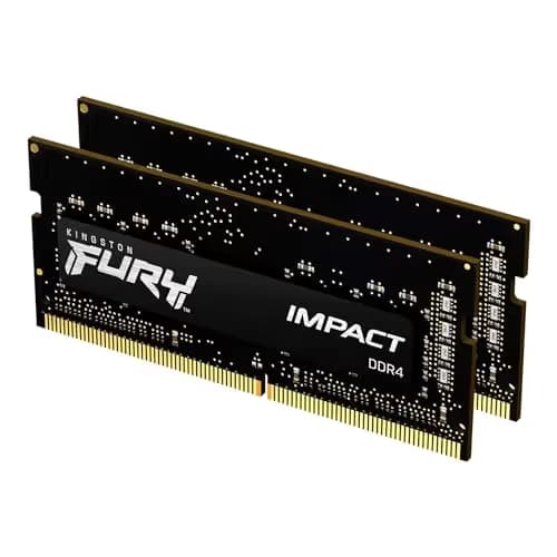 Kingston FURY Impact Black SODIMM DDR4-3200 CL20 32GB (2x16GB) image