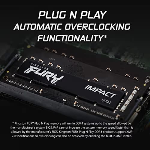 Kingston FURY Impact Black SODIMM DDR4-3200 CL20 32GB (2x16GB) image